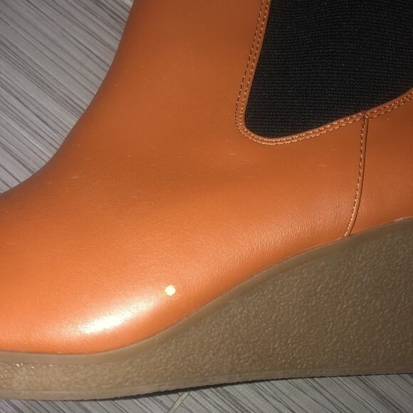 Aerosoles Brandi Wedge Booties with Zip Closure Size 11 - Picture 9 of 11